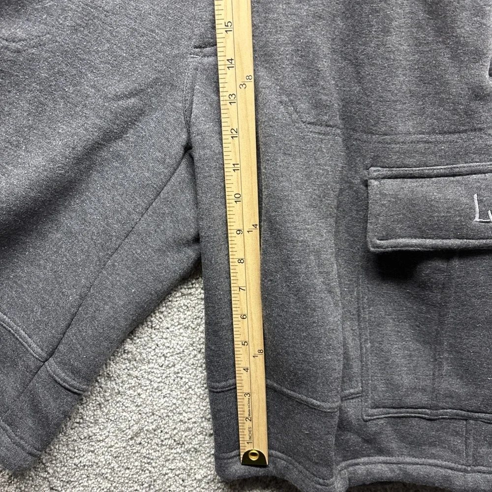 Vintage Y2K No Boundaries Limitz Shorts Men's SMALL Gray Cargo Baggy Fleece NWT‎